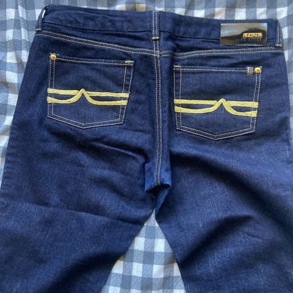 Y2k sparkly dark denim buffalo jeans - Picture 2 of 5